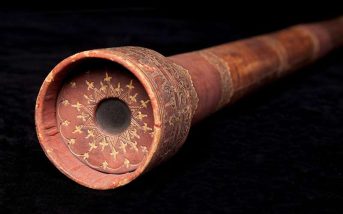 Réplica de un ocular de un telescopio galileano.