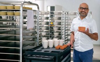 Sanjeev Mankotia creador vaso desechable.