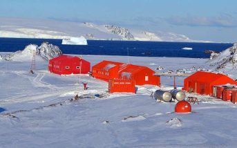 Estación Maldonado en la Antártida.