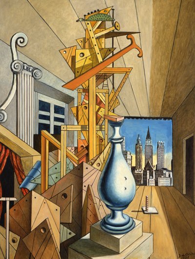 Giorgio de Chirico. 6 Visión metafísica de Nueva York, 1975.