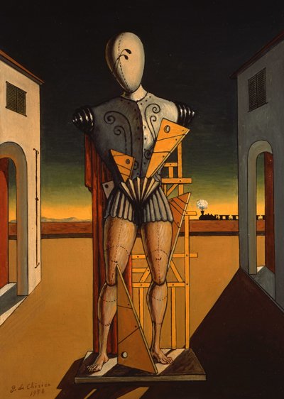 Giorgio de Chirico. 5 El Trovador, 1938.