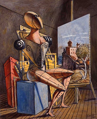 Giorgio de Chirico. 7 El Contemplador, 1976.