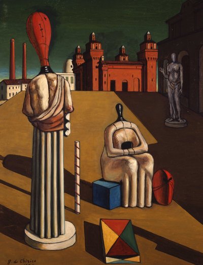 Giorgio de Chirico. 4 Las Musas Inquietantes, 1947.