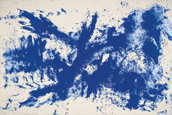 El Guggenheim Bilbao, un ícono cultural. 4 LA GRAN ANTROPOMETRÍA AZUL (ANT 105), ca. 1960, Yves Klein.