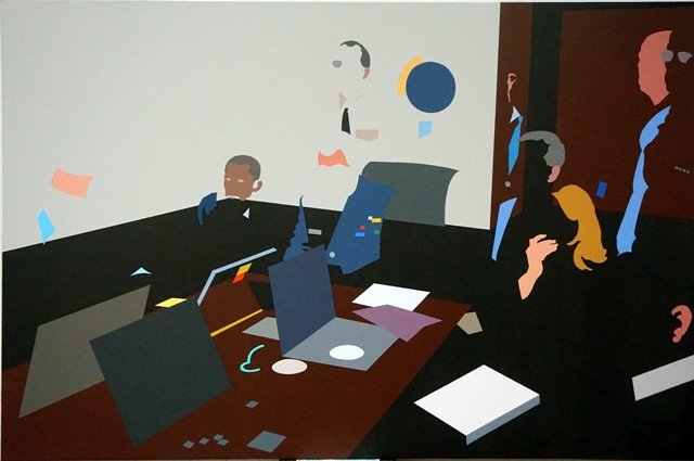 La galería dpm y sus artistas. 9 David Orbea, THE SITUATION ROOM, 2016.