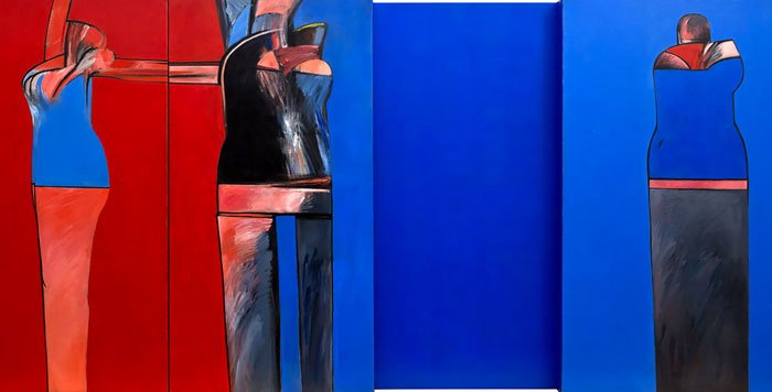 Museo Nacional de Colombia: las formas de la historia. 7 Sin título, Luis Caballero Holguín, 1967.