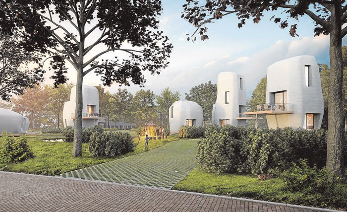 Casas impresas, listas para ser habitadas. 4 Vivienda de Project Milestone.