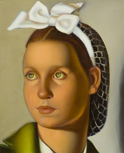 Tamara de Lempicka, la artista total. 4 Retrato de Louisanne, 1940, lápiz sobre papel.