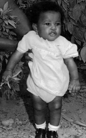 Diana Salazar. La mujer que fiscaliza al poder. 2 La futura fiscal antes de cumplir un año.