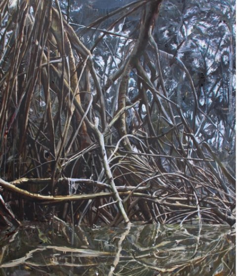 La galería dpm y sus artistas. 6 Pablo Cardoso, CAUDAL #40. Taura, Estero Ambientería, 2016.