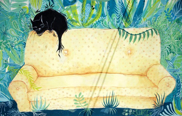 Arte urbano: el desenfado en los muros. 3 La Suerte (Sofía Acosta), Quito.