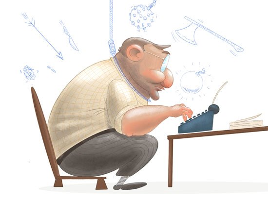 La nave mecanógrafa. 1 Firma---Huilo