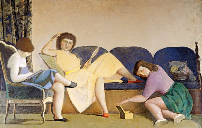 Balthus, de niñas y aristogatos. 4 Las tres hermanas, 1955.