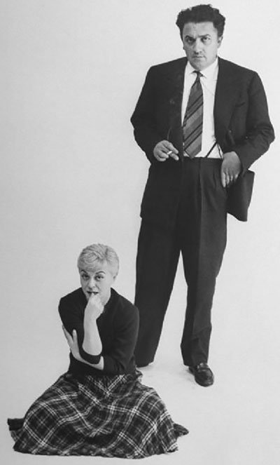 Carlos Ycaza Paulson, un felliniano que nació dos veces 6 Federico Fellini y Giulietta Masina.