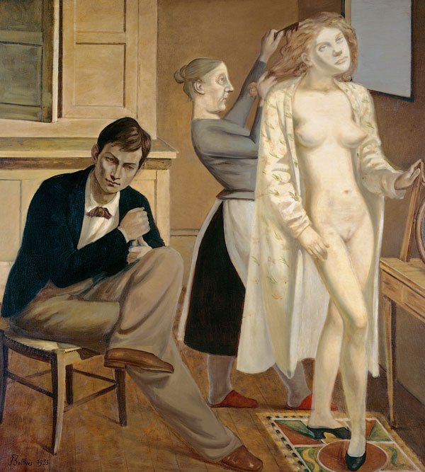 Balthus, de niñas y aristogatos. 3 El aseo de Cathy, 1933.