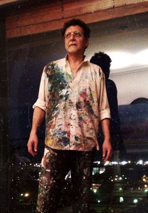 Pablo Celi o los misterios del intelectual. 6 En Buenos Aires en 2013, en su fase de pintor, que tiene lista una exposición de 70 cuadros.