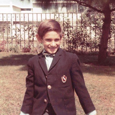 Espinosa, la historia y la guitarra. 2 Cuando estudiaba en el colegio Maya de Ciudad de Guatemala, 1966.