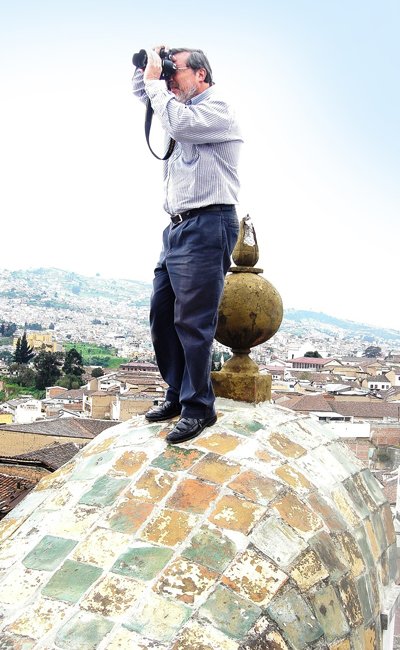 Alfonso Ortiz conservación (y destrucción) de Quito 5 La fotografía es uno de los placeres que se permite Alfonso cuando no está dedicado al patrimonio.