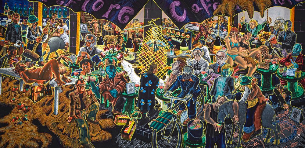 Jörg Immendorff, rebeldía convertida en arte. 1 Galería---2