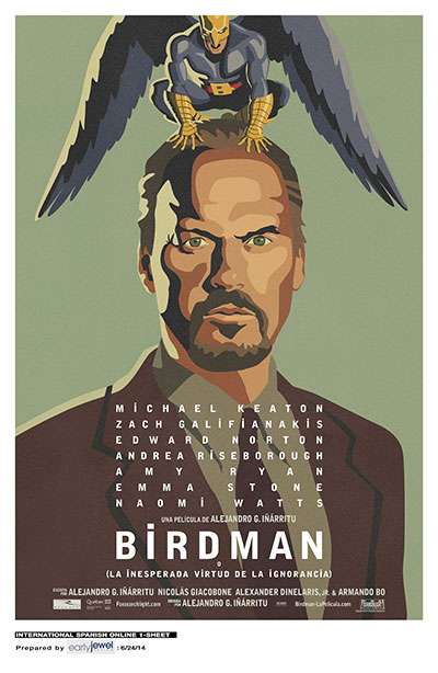 Birdman y el cumpleaños de Alejandro González Iñárritu 1 Afiche Birdman