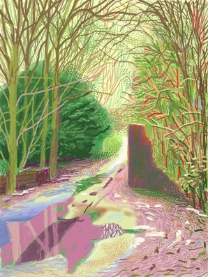 Los grandes paisajes de David Hockney 2 Arrival of spring OK