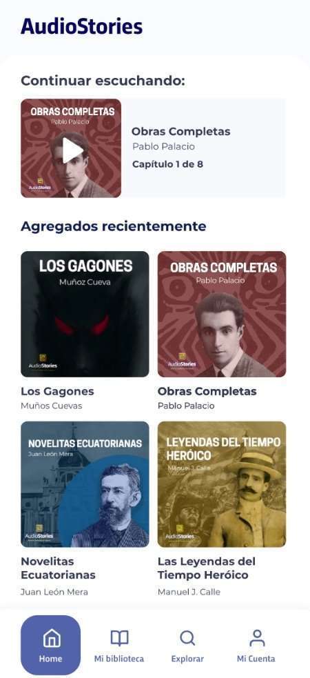 ¡Al fin! Una app de audiolibros ecuatorianos 2 Audiolibros tres 1