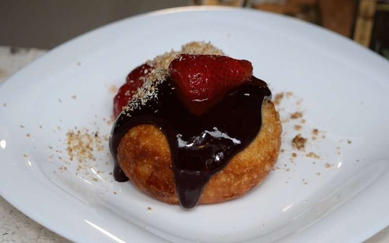 Umaki: Lo vegetariano también es rico 1 Bao Frito Umaki vegetariano