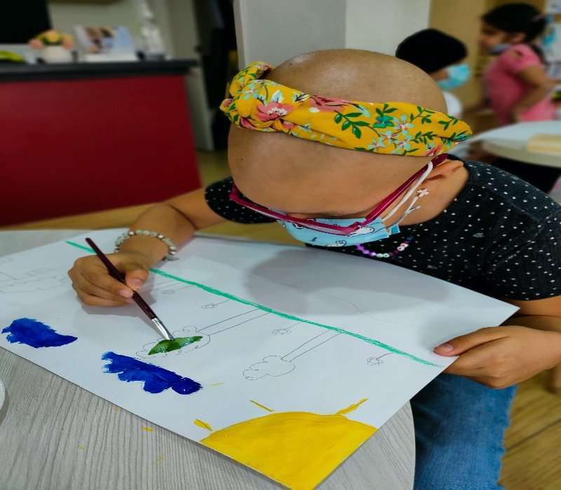 Guerreros contra el cáncer y artistas de colores 1 Cáncer