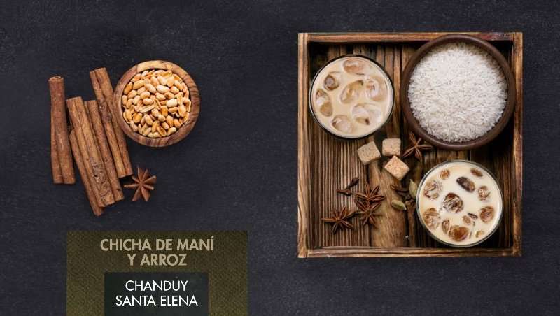 Chicha de maní y arroz, un refrescante dos en uno de Santa Elena 1 Chicha de mani y arroz