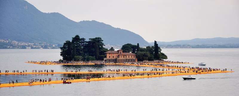 Los monumentales disturbios de Christo y Jeanne-Claude 2 Christo Floating Piers 6497
