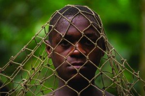 Ba'Kola Pygmys & duiker hunting nets