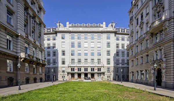 Klimt, Schiele, Wagner y Moser. 6 CAJA POSTAL DE AHORROS DE AUSTRIA.