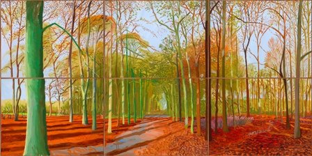 Los grandes paisajes de David Hockney 4 D.Hockney Woldgate Woods OK