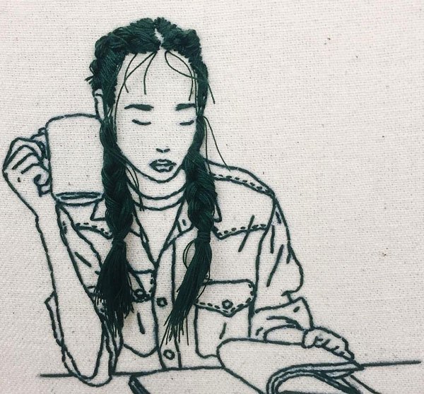 Pintura de aguja o el arte de bordar. 2 Diseño----1