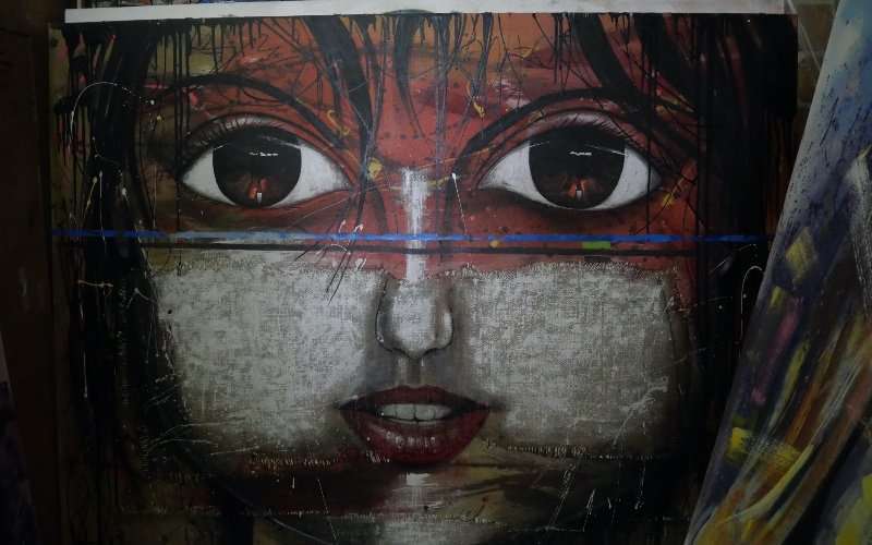 Dominiky: “el arte es un juego que me lo tomo en serio” 4 Dominiky arte