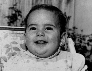 María Fernanda Ampuero 2 María Fernanda cuando era bebé.