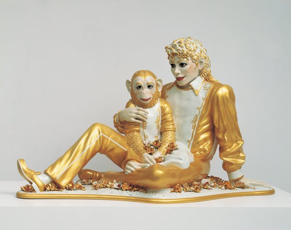 Como la vida… Life Like. 1 Michael Jackson y Bubbles, porcelana. Jeff Koons, 1988.