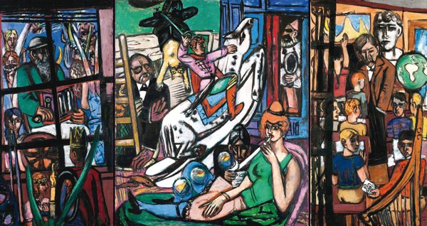 Max Beckmann en Nueva York. 3 Beginning, 1949.
