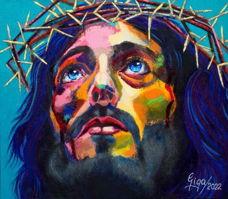 El cromatismo de ‘Giga’ sobre retratos de la cultura pop 3 Giga pintor