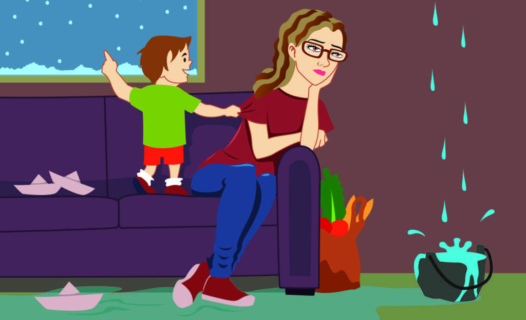 Personas y casas (o granizo) 1 Ilus Franco