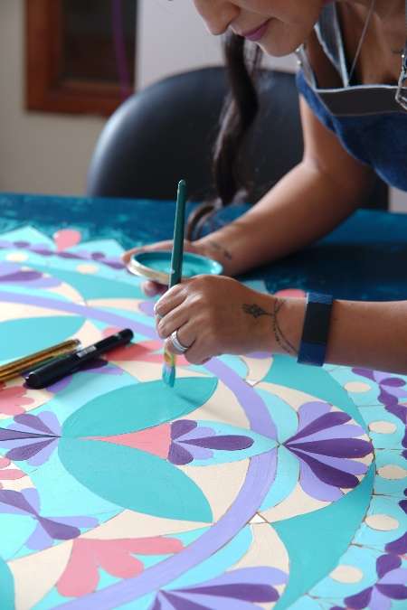 Ivo Garzón, la artista de las mandalas 1 Ivo Garzon cuatro mandalas 1