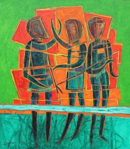 Solidaridad: el eje artístico del pintor José Bastidas 2 José Bastidas