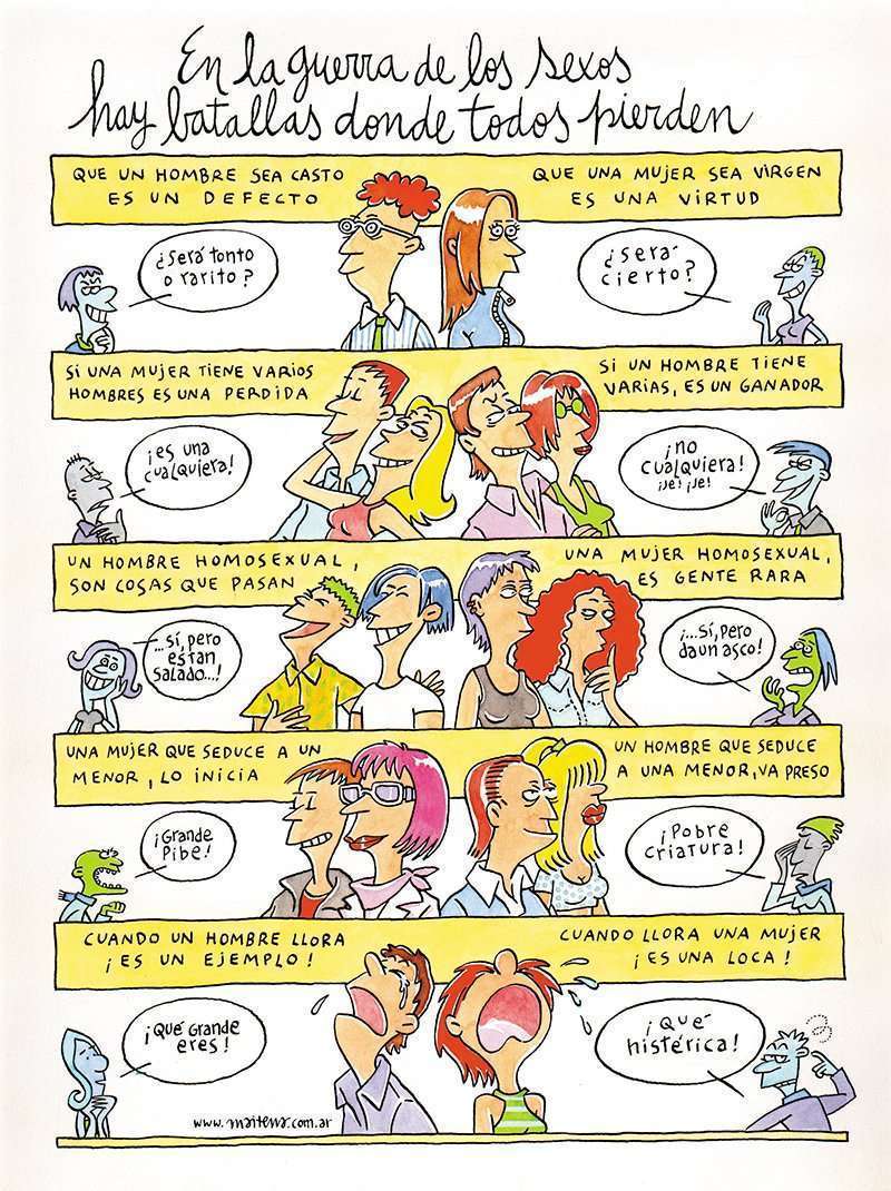 En la guerra de los sexos hay batallas donde todos pierden 1 Maitena Batallas 1
