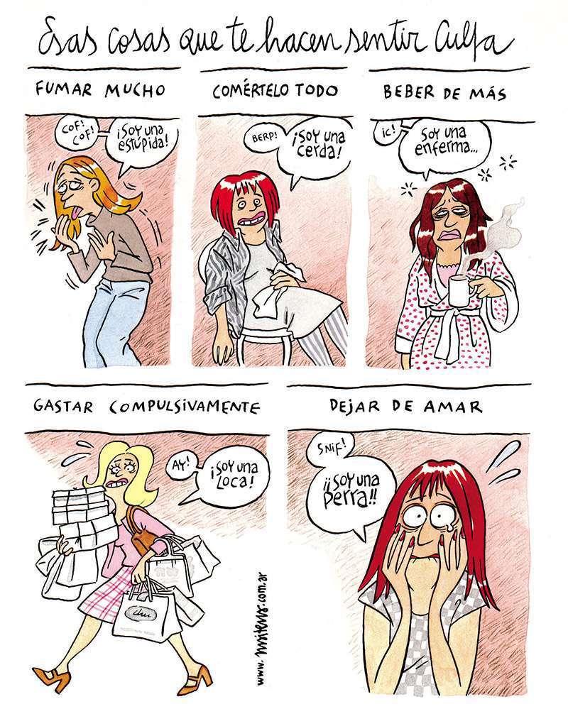 Esas cosas que te hacen sentir culpa 1 Maitena Cosas culpa 1