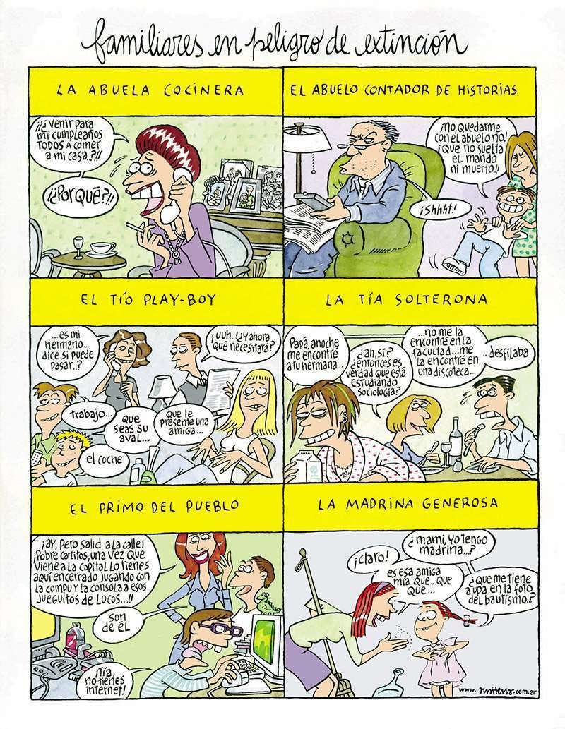 Familiares en peligro de extinción 1 familiares