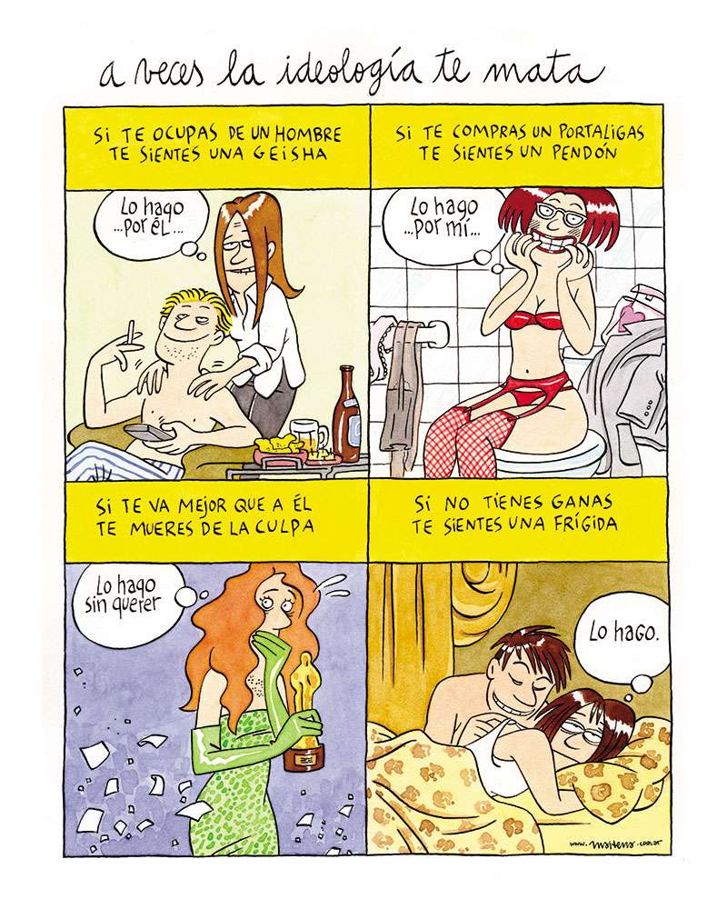 A veces la ideología te mata 1 Maitena Ideologia mata 1