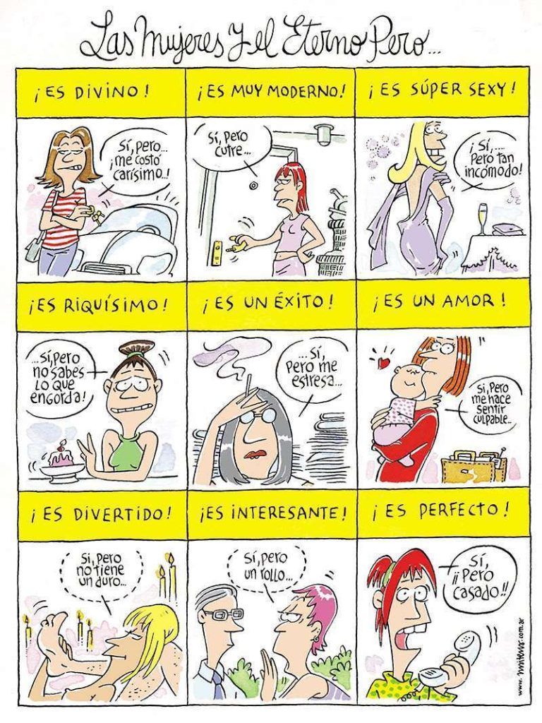 Las mujeres y el eterno pero... 1 Las mujeres y el eterno pero...