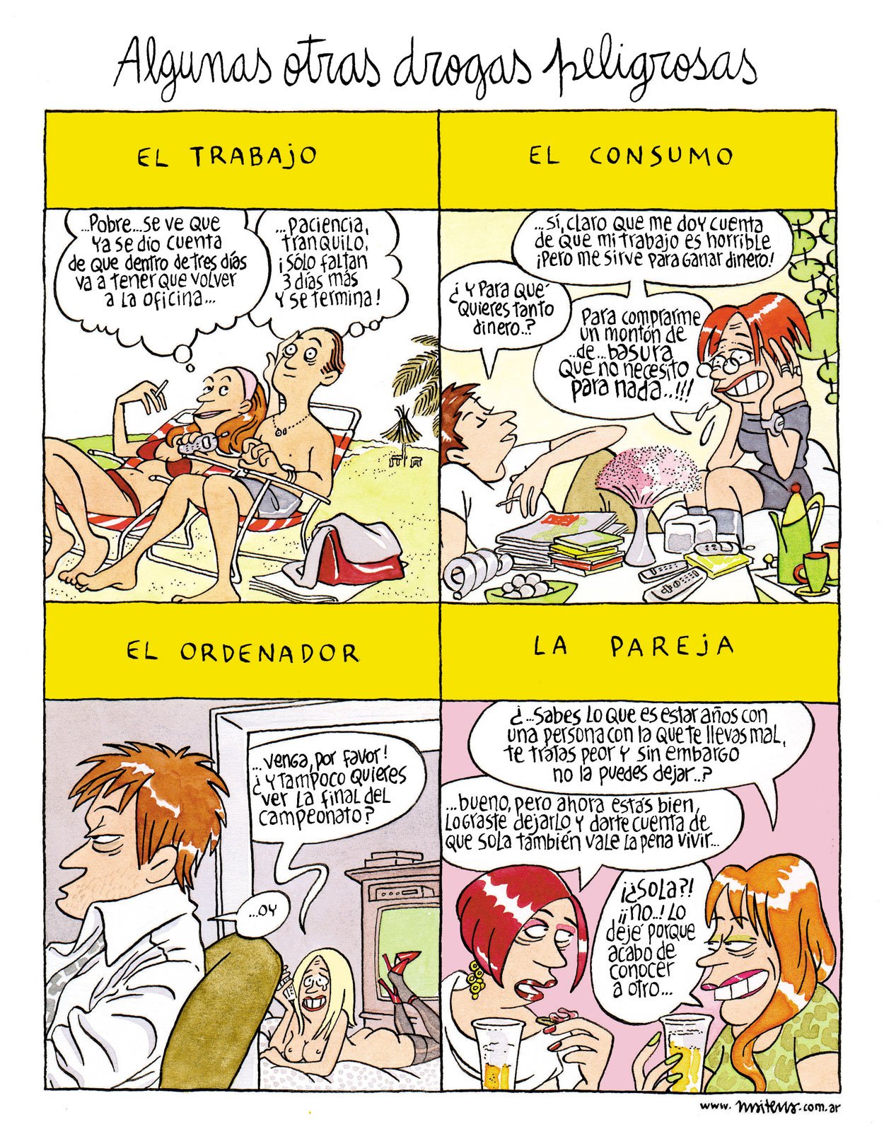 Algunas otras drogas peligrosas 1 Maitena Otras drogas peligrosas 1