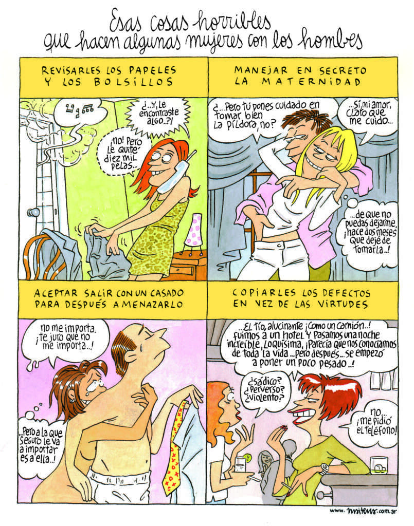 Maitena cosas hombres