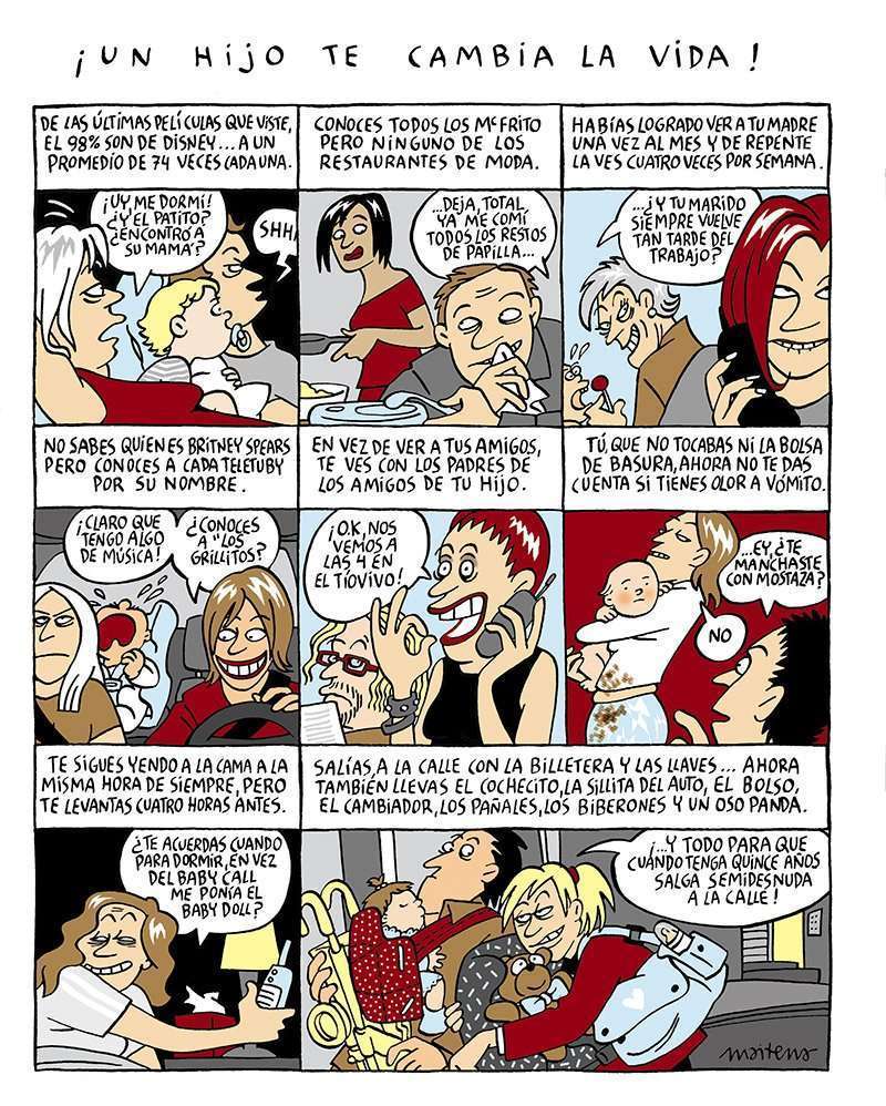 Un hijo te cambia la vida 1 Maitena hijo 1